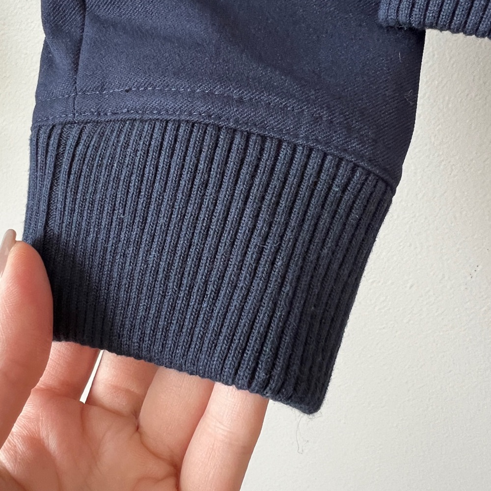 Jason Wu navy blue bomber jacket with pockets line new  S - Picture 9 of 14